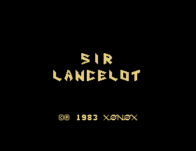 Sir Lancelot Title Screen